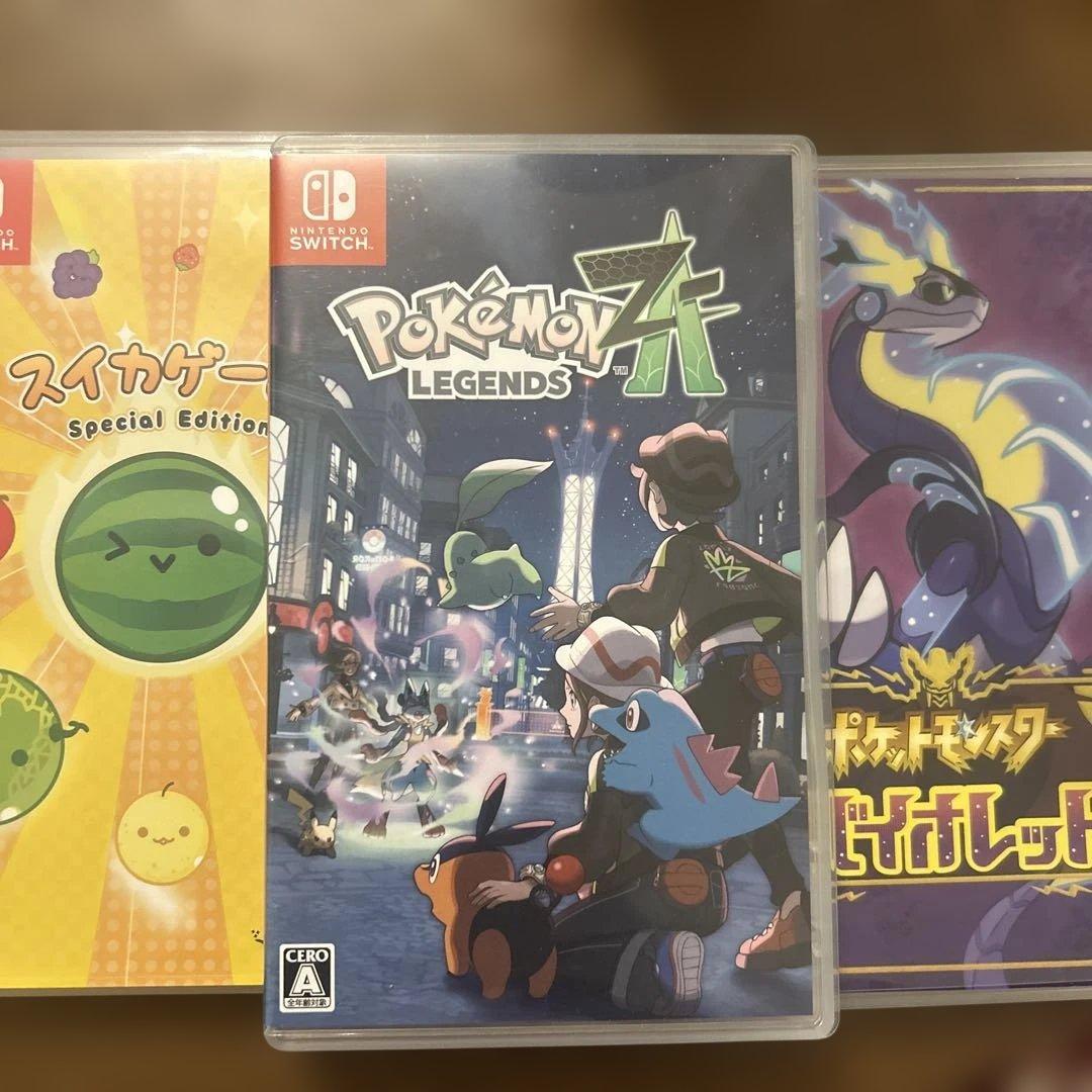 Switchソフト　ポケモンZA.バイオレット、スイカゲーム