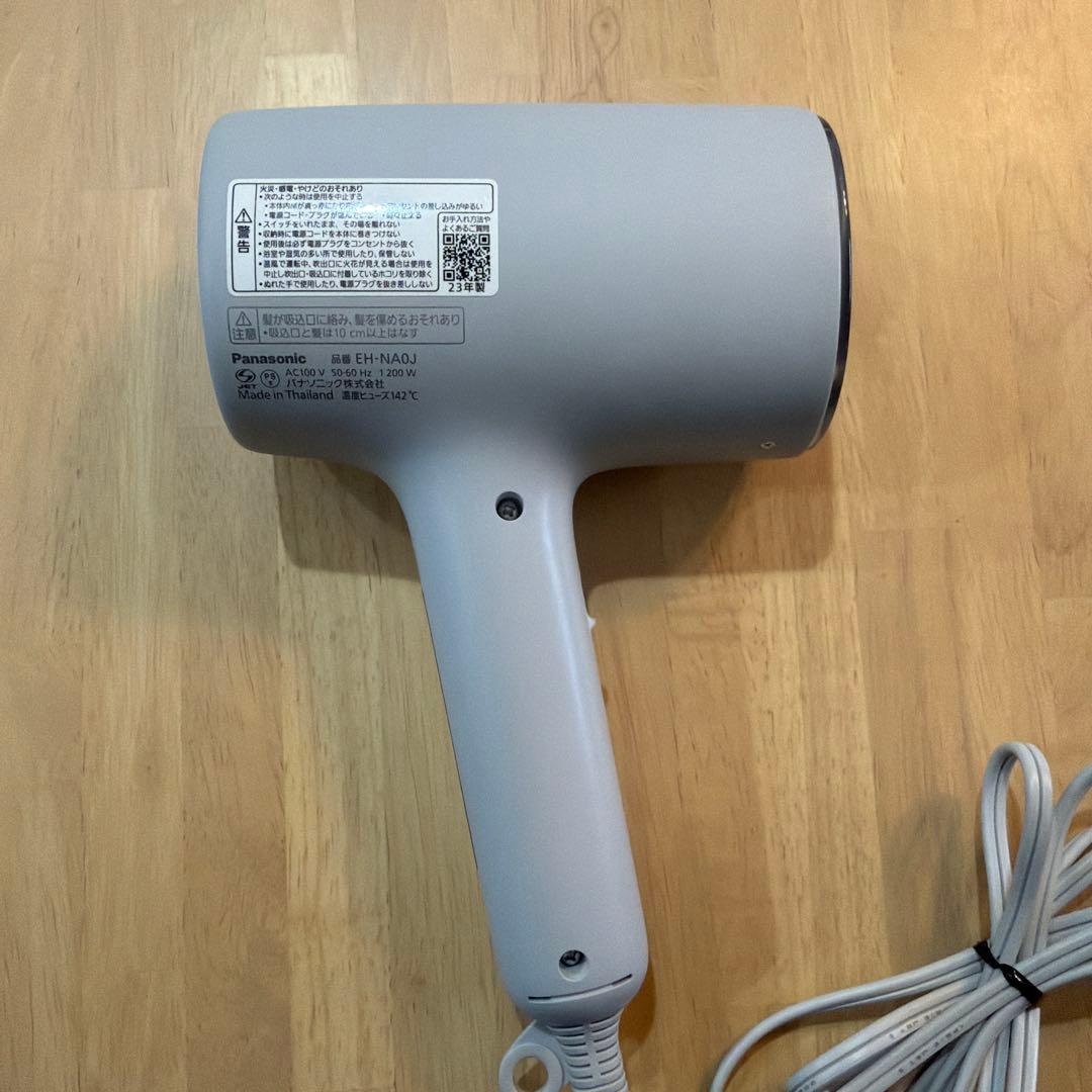 パナソニック　ドライヤー　ナノケア　EH-NA0J グレー　中古品動作確認済