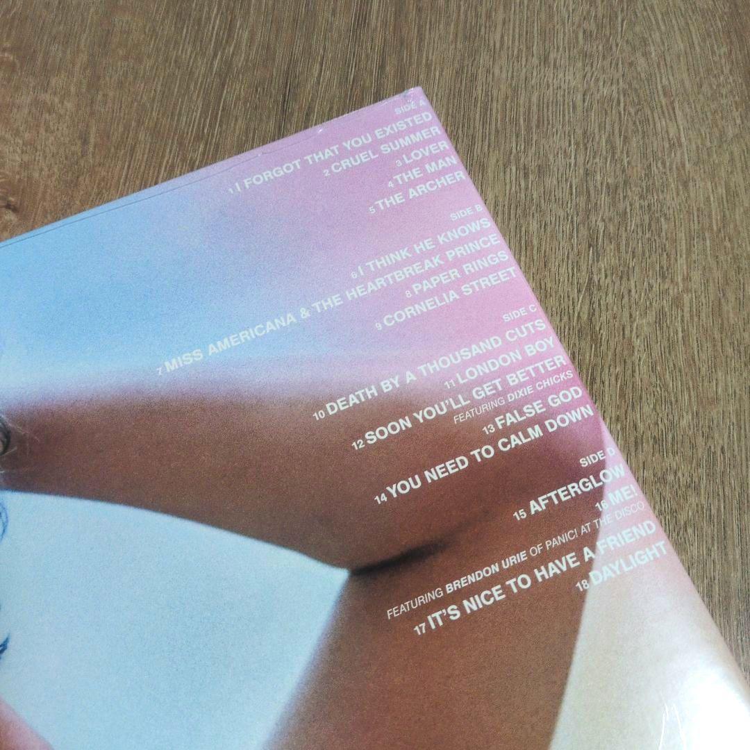 テイラー・スウィフト「ラヴァー」〈輸入盤（2 Coloured Vinyl）〉