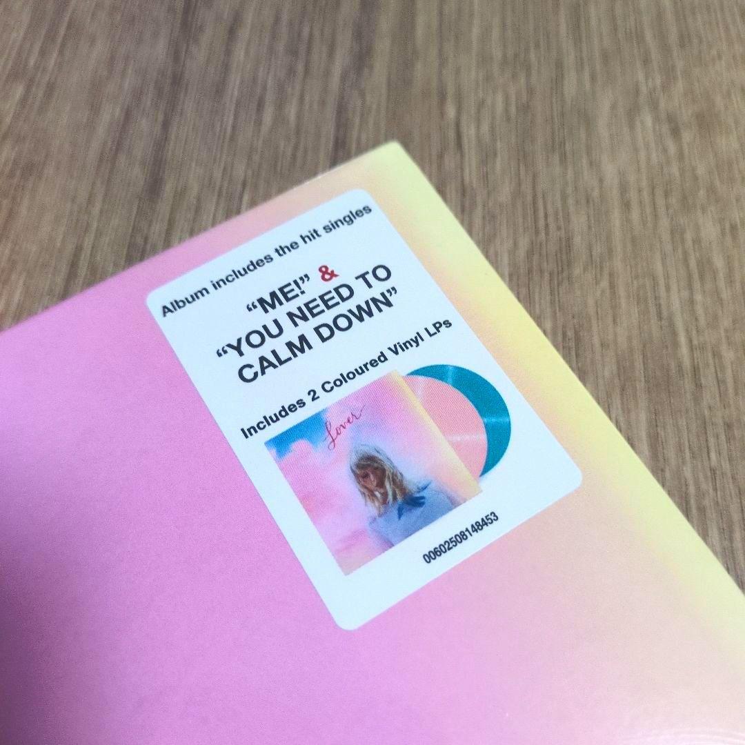 テイラー・スウィフト「ラヴァー」〈輸入盤（2 Coloured Vinyl）〉