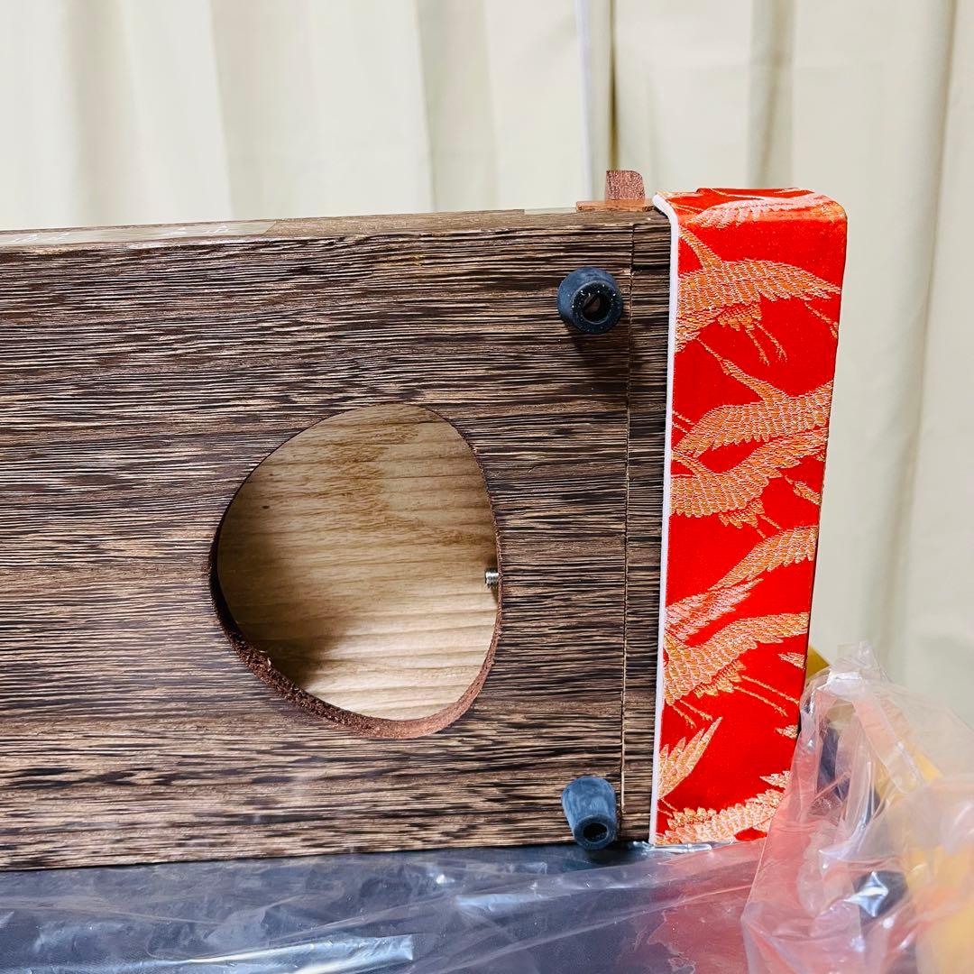 ゼンオン 全音 文化箏 ミニ短琴 短箏13弦ソフトケース付き　和楽器