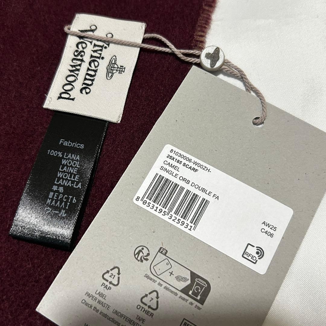 ■ Vivienne Westwood シングルオーブ ダブルマフラー ■