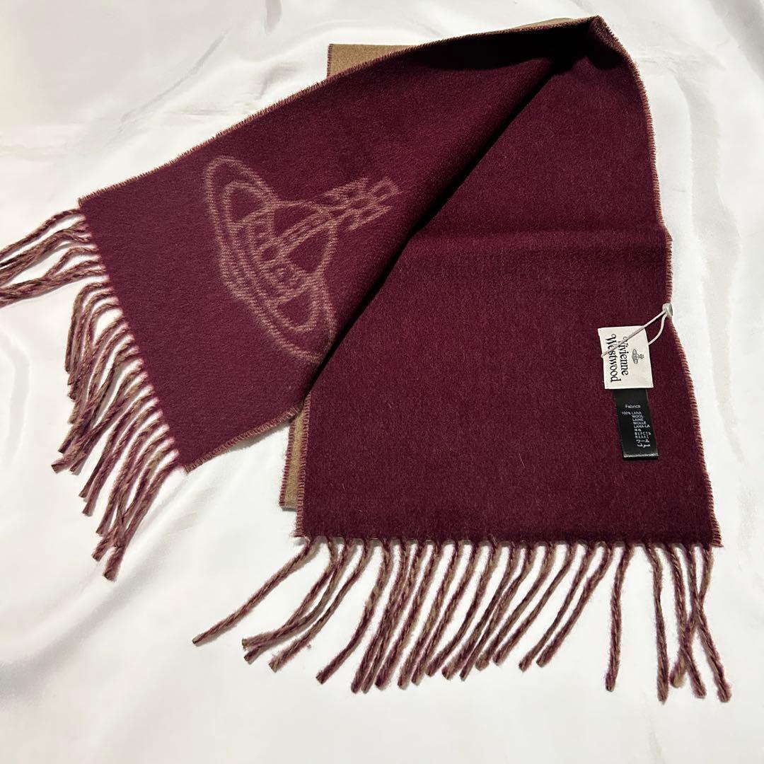 ■ Vivienne Westwood シングルオーブ ダブルマフラー ■