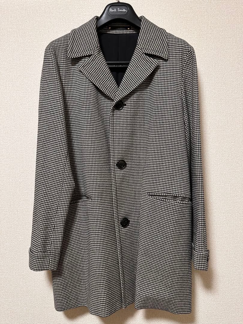 ［Paul Smith］千鳥格子柄 チェスターコート