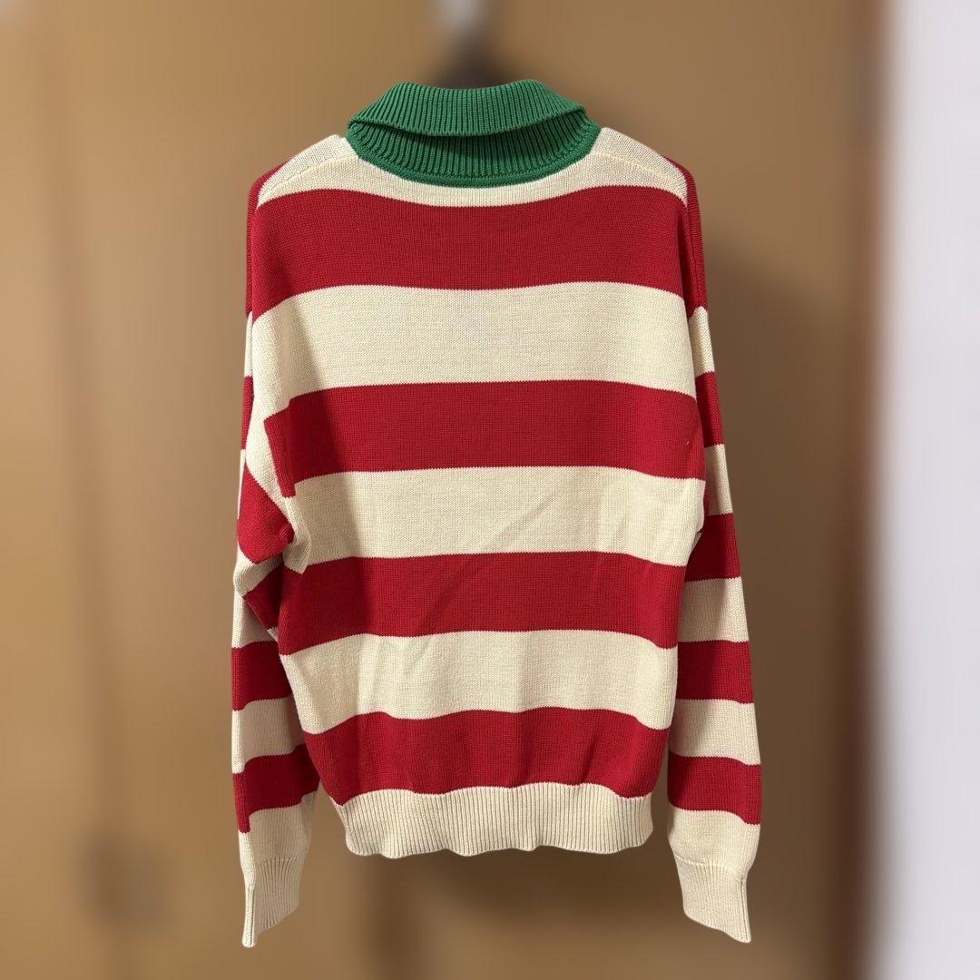 美品 ロゴ繍サイズXSコットンポリエステル 長袖ニットニット BTSテヒョン着用