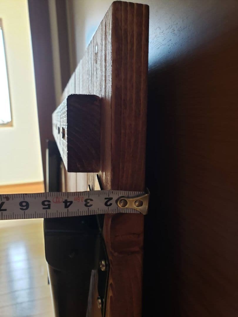 リビングテーブル　折り畳み式　ウォールナット塗装　アンティーク　木製