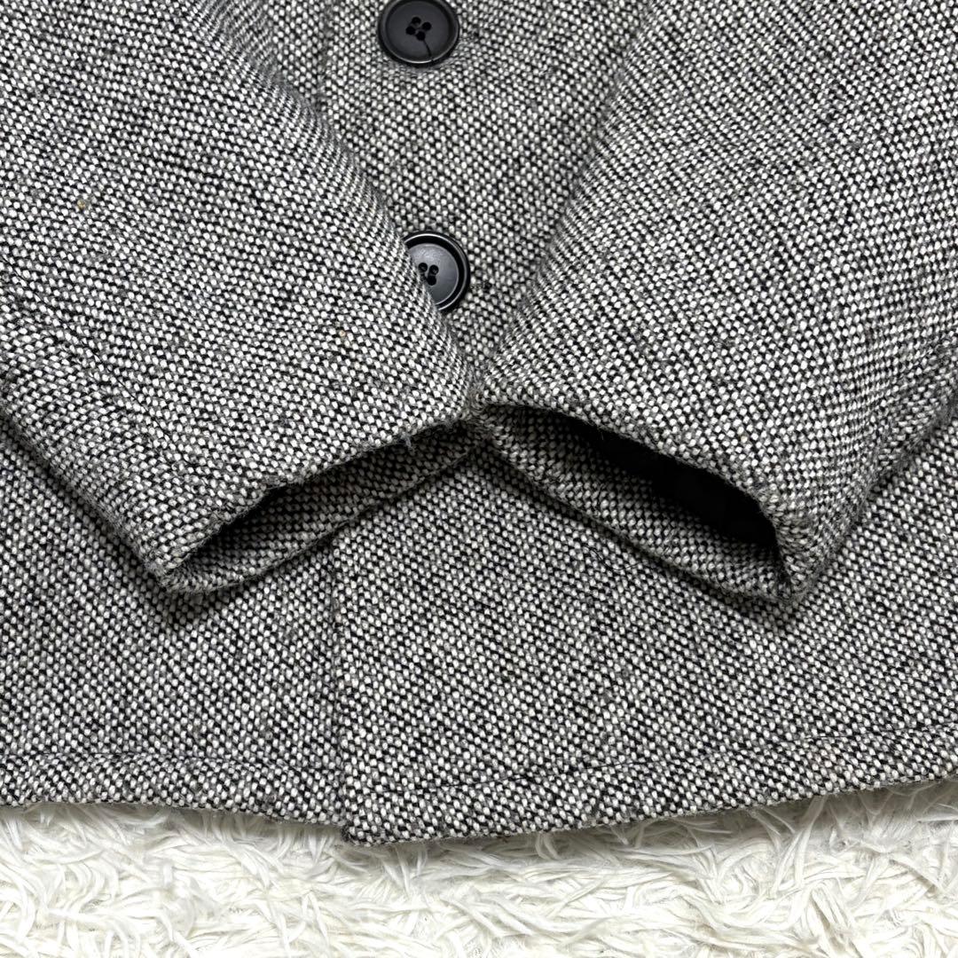 みかん 様USA製 Schott 中綿 Pコート キルティング グレー M