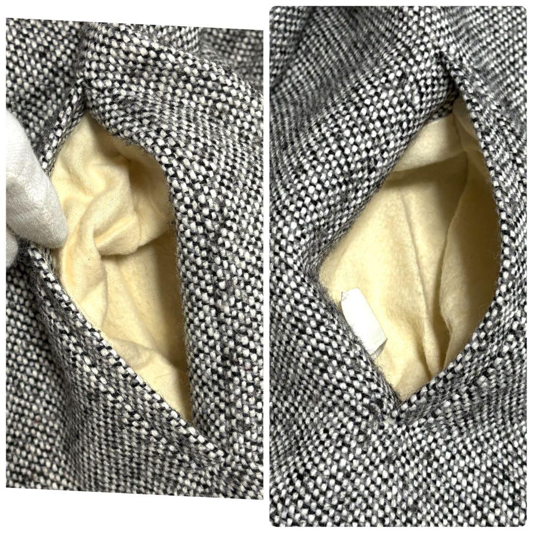 みかん 様USA製 Schott 中綿 Pコート キルティング グレー M