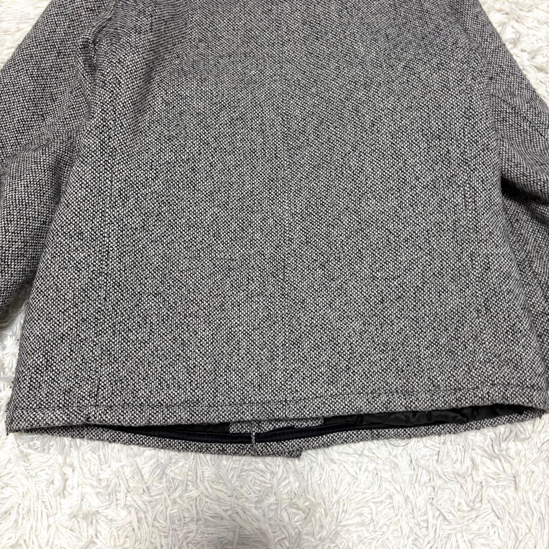 みかん 様USA製 Schott 中綿 Pコート キルティング グレー M