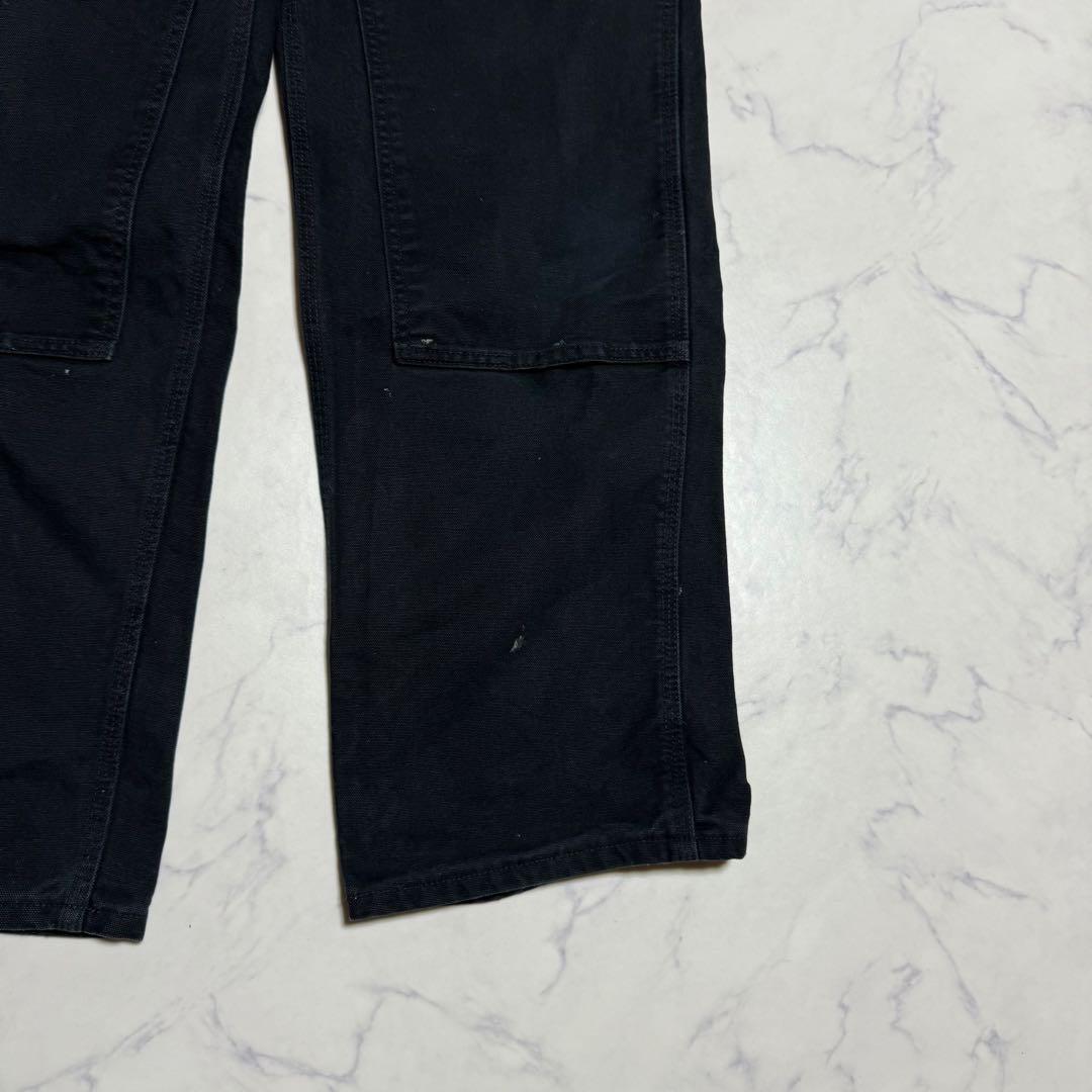 【大人気】Carhartt カーハート ダック地ダブルニー ブラック W38