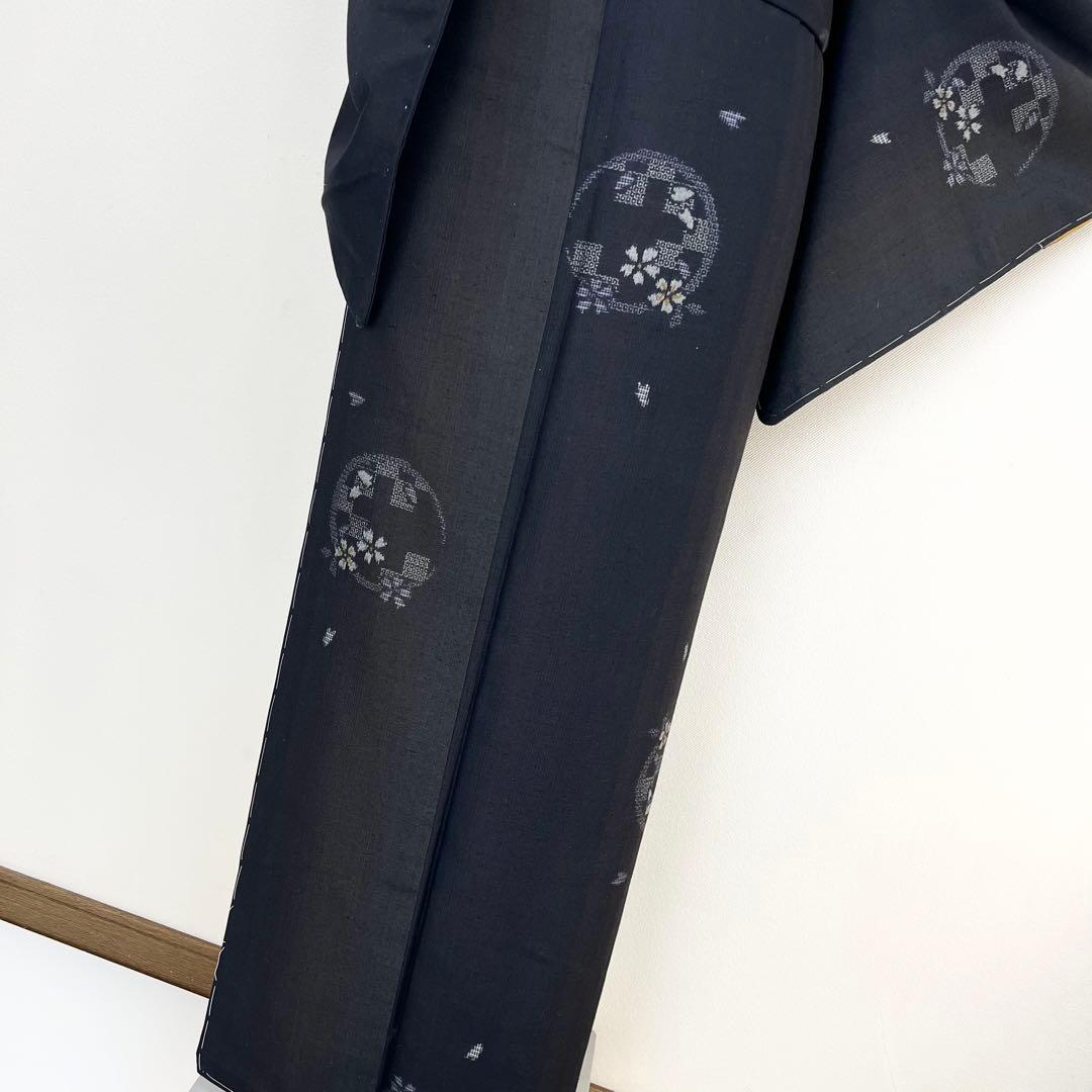 専用❗️新品 奥順謹製【結城紬】仕立て上り　おく玉 正絹 さが美 s748