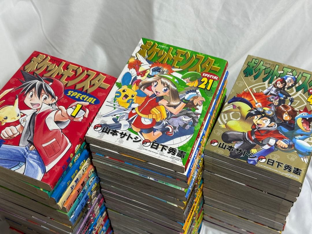 【中古セット】ポケットモンスター 1〜56+60巻 セット売り