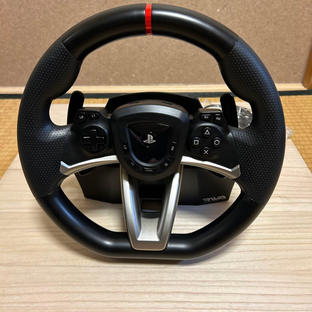 25年10月購入(美品)　レーシングホイールエイペックス (PS4/PS5)