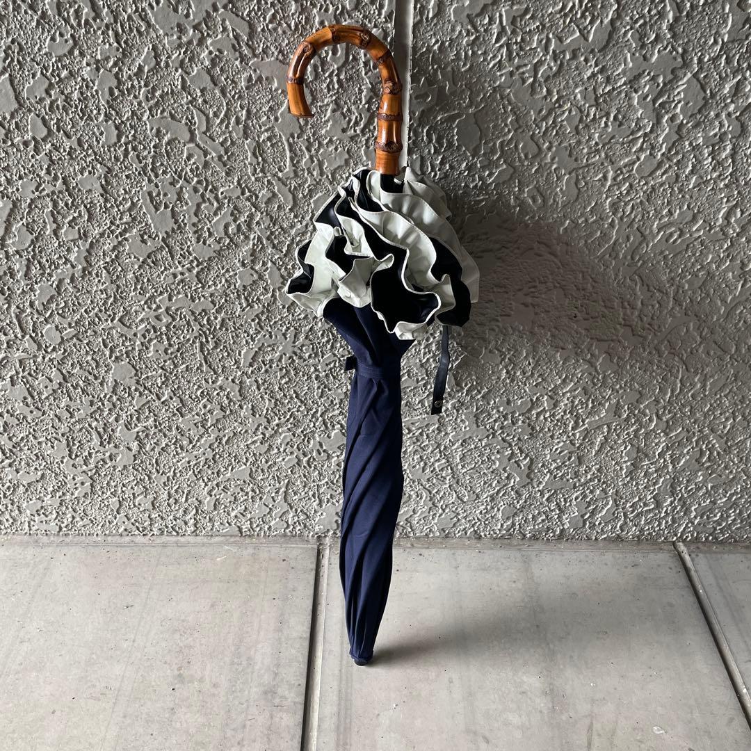 専用　芦屋ロサブラン　3段折りたたみ 50cm(傘袋付)シングルフリル