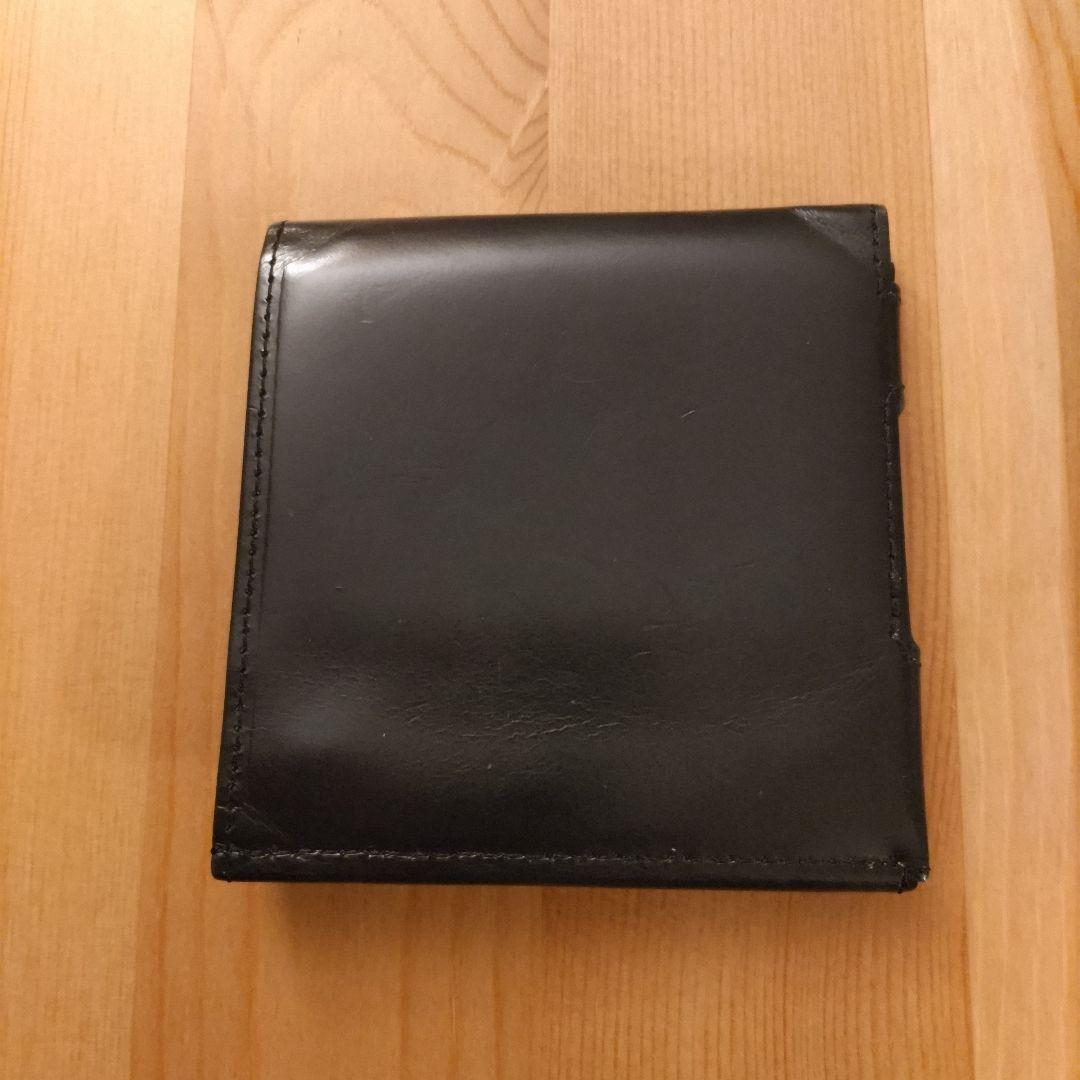 アブラサス　薄い財布　abrAsus ブラック レザー