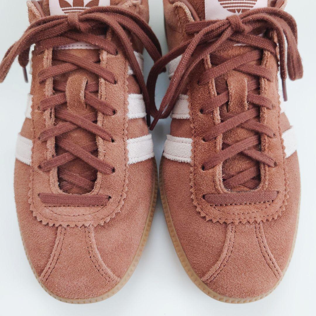 美品 アディダス バミューダ レザー クラシック スニーカー ローカット イエナ