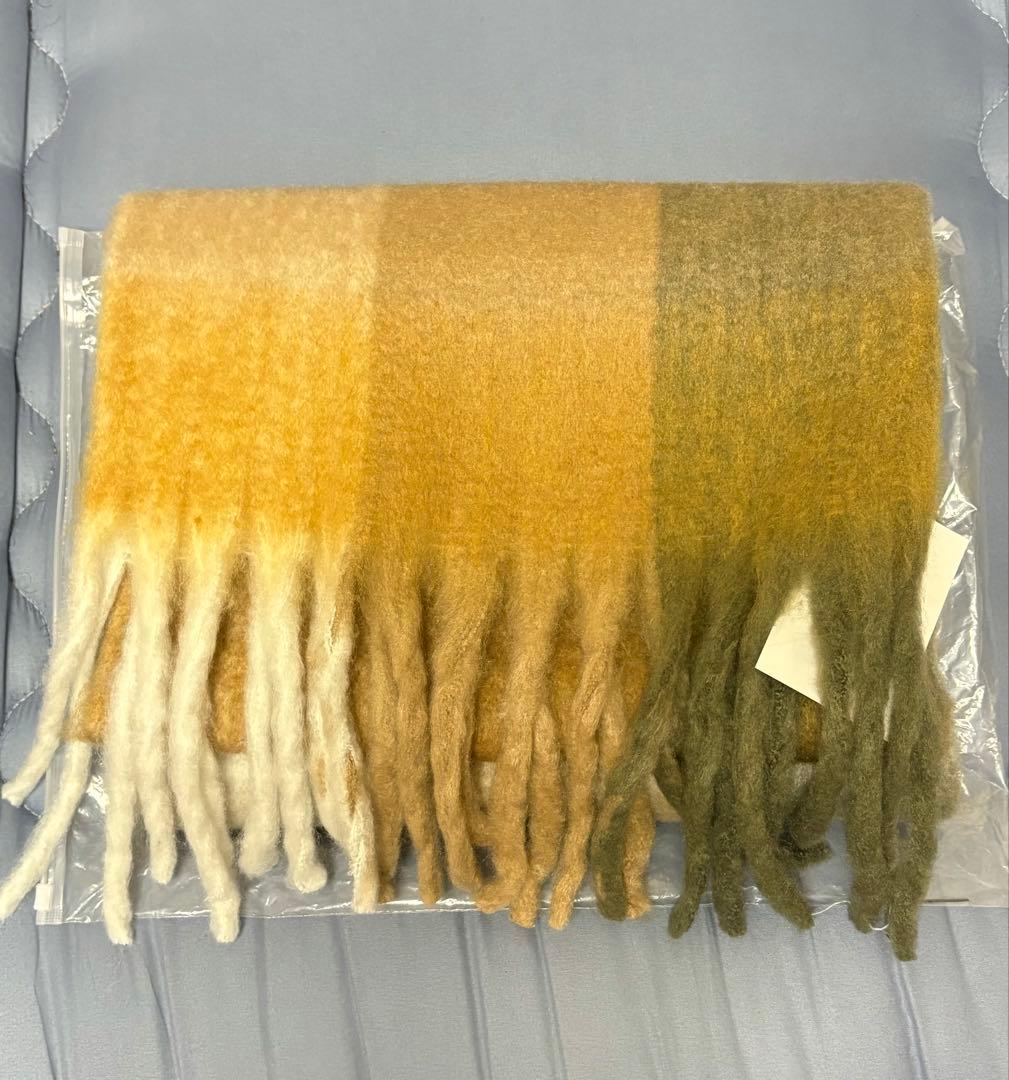 m*p様 Acne Studios モヘアチェックスカーフ　マフラー美品