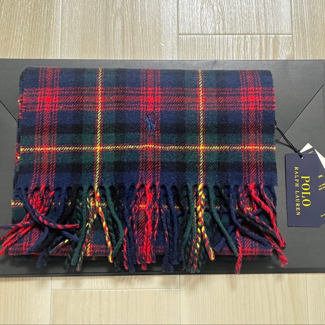 (新品未使用)Ralph Lauren マフラー ギフトボックス付き