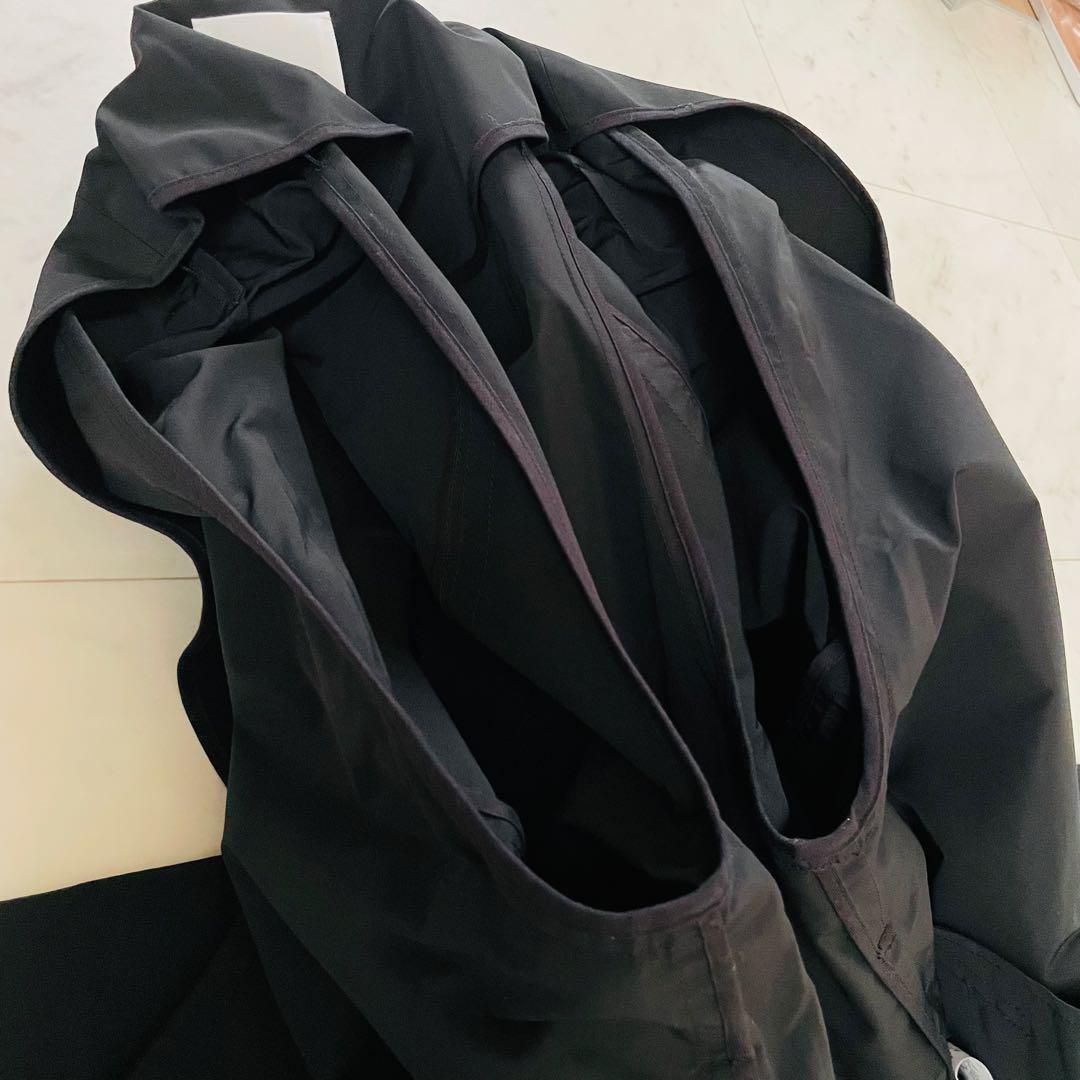 極美品✨24AW✨プルミエアロンディスモン タフタコート ブラック 定価10万