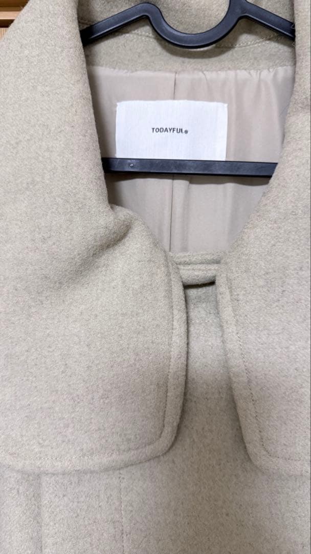 ジャケット・アウター TODAYFUL Standcollar Wool Coat 36