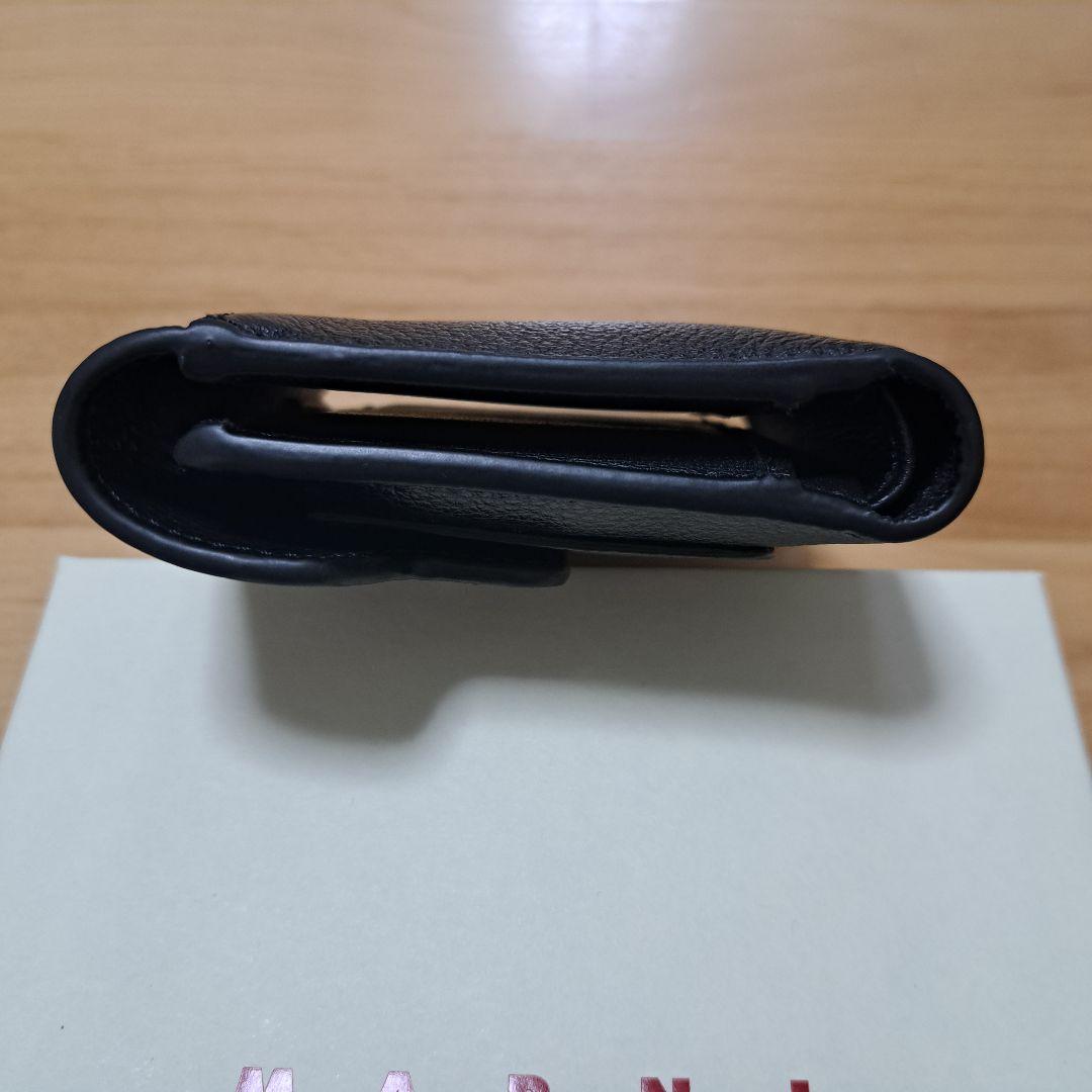 <Dr.ペッパー>MARNI / ロゴ刺繍 三つ折り財布