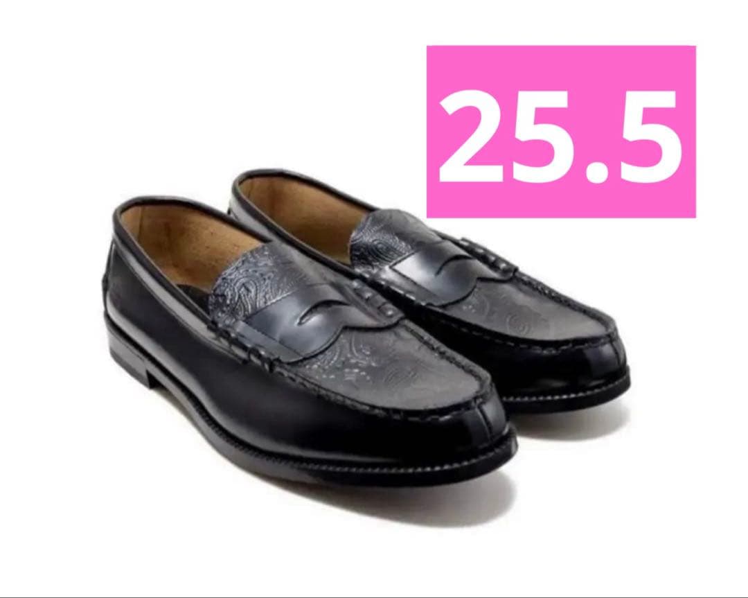 kenford fine shoesケンフォード ペイズリー ローファー25.0