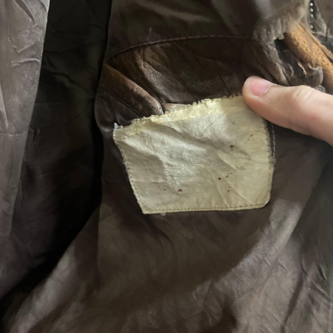 土日限定値下げ アヴィレックス USA製 A-2 レザー 本革フライトジャケット