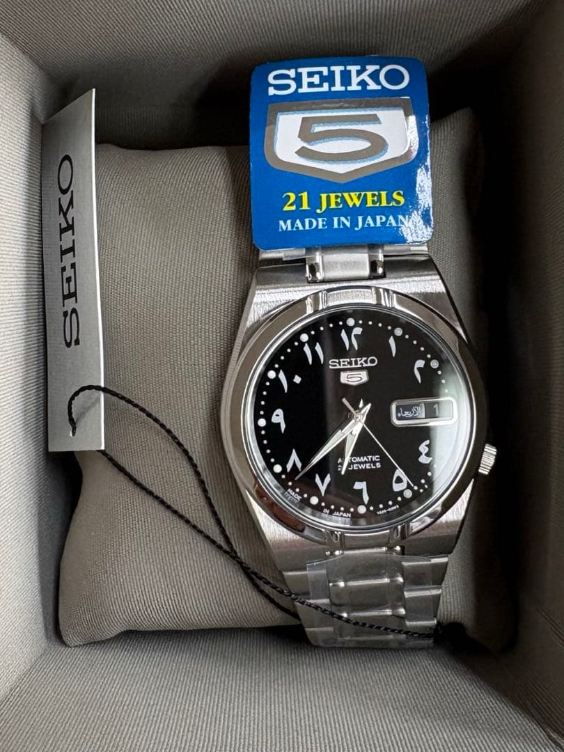 新品未使用 国内未発売 藤原ヒロシ SEIKO 5 セイコー5 アラビック文字盤