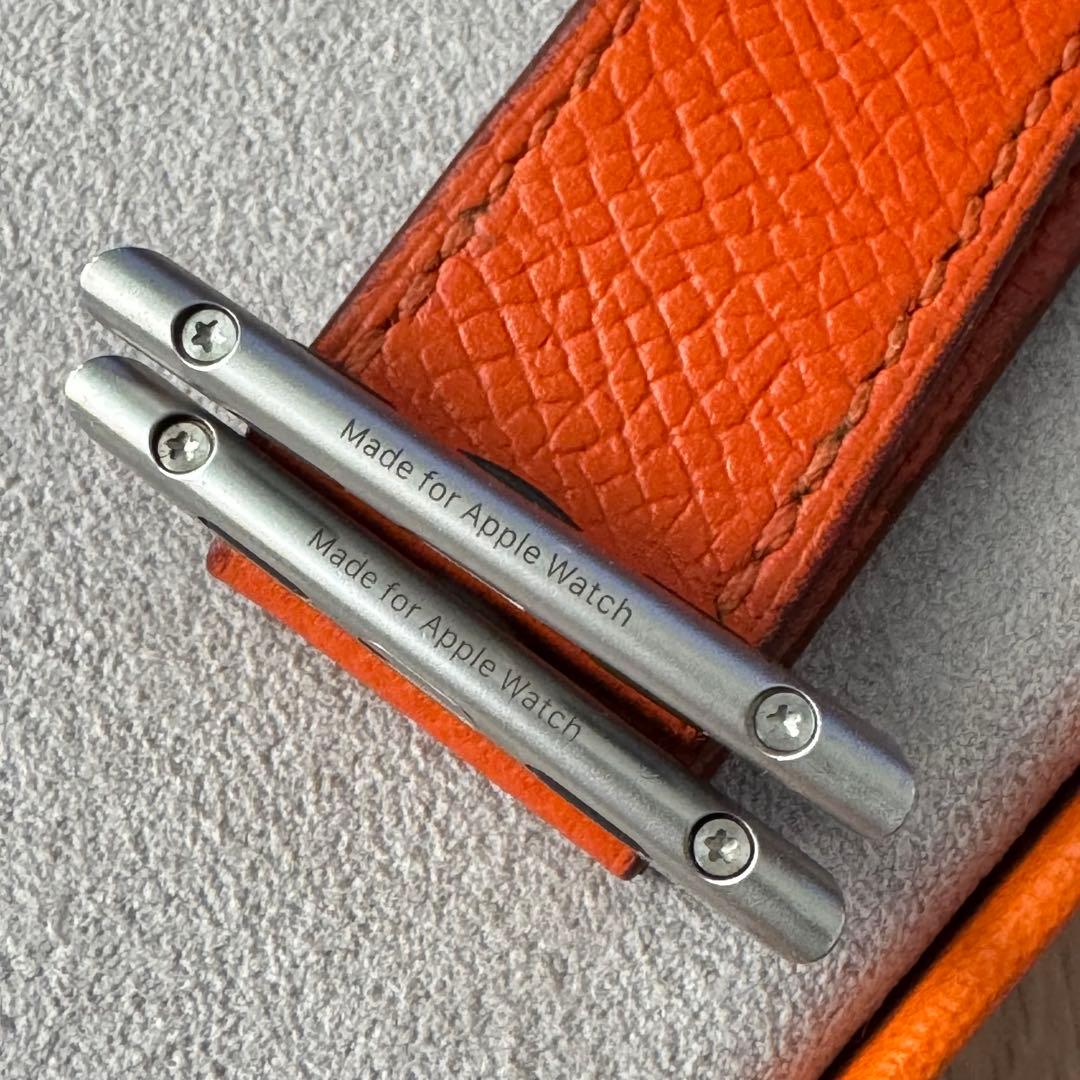 2408 Apple Watch エルメス　オレンジ　ドゥブルトゥール　エプソン