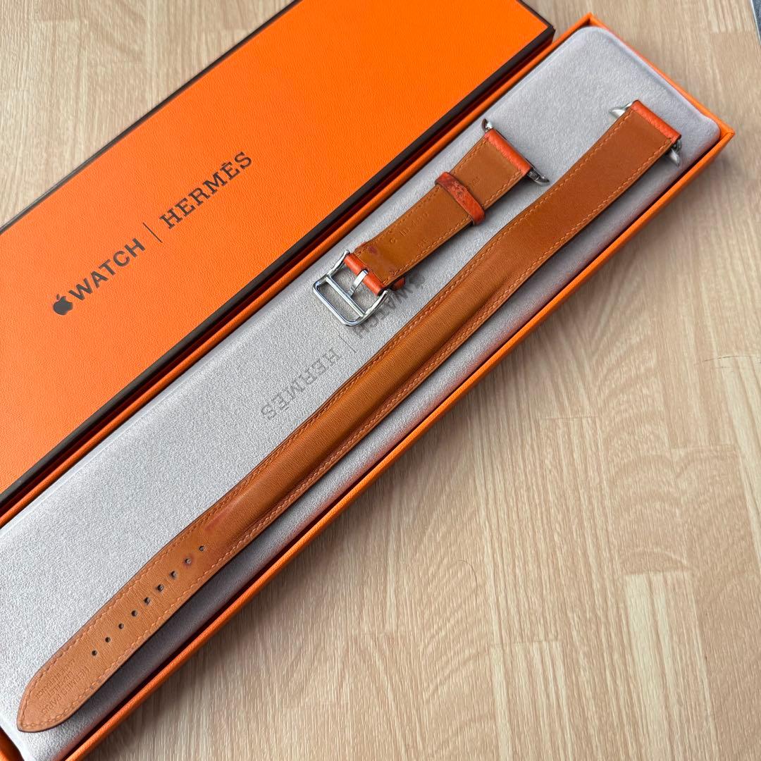 2408 Apple Watch エルメス　オレンジ　ドゥブルトゥール　エプソン