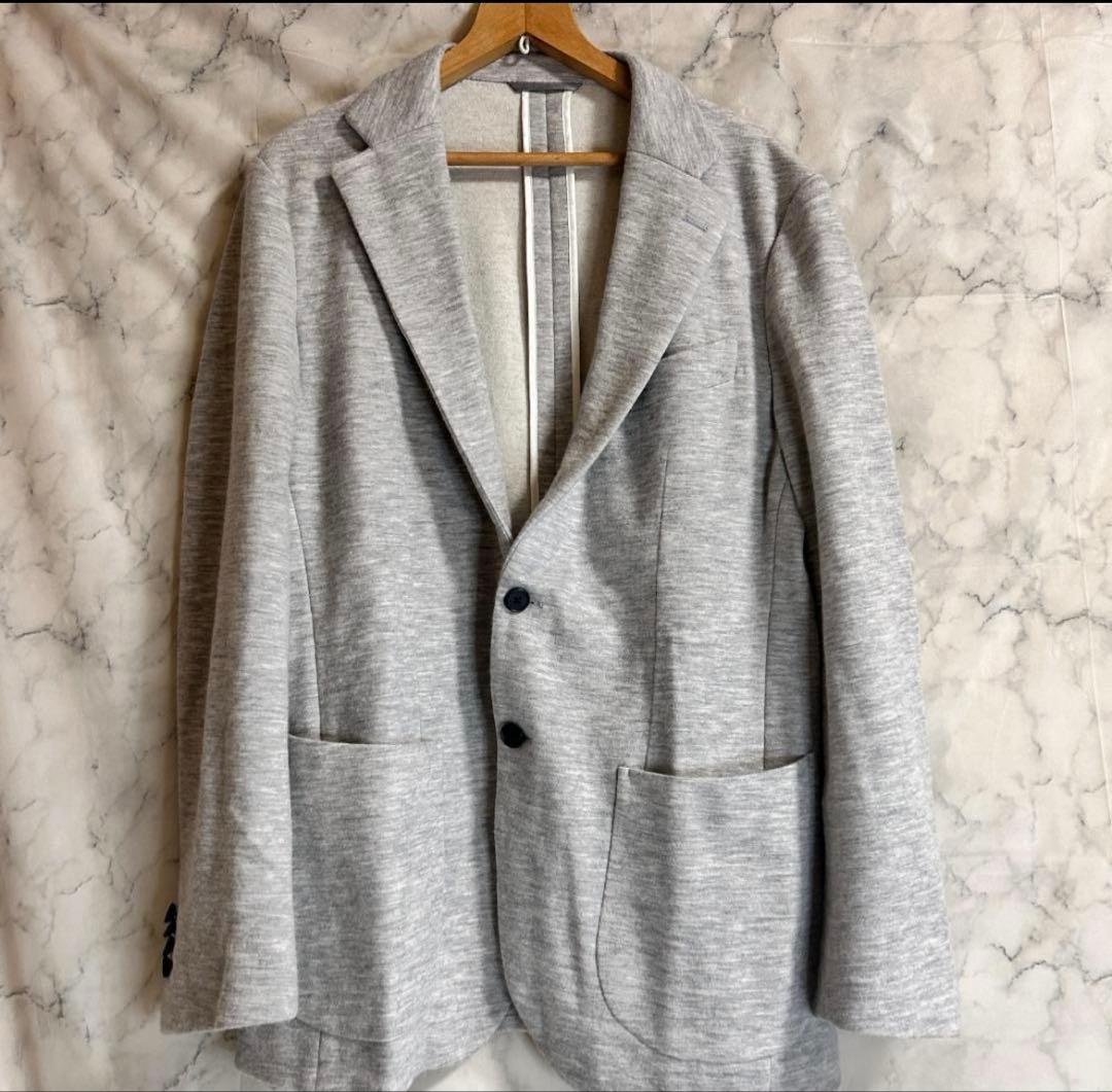 PIACENZA ピアチェンツァ セットアップ グレー カシミア イタリア製