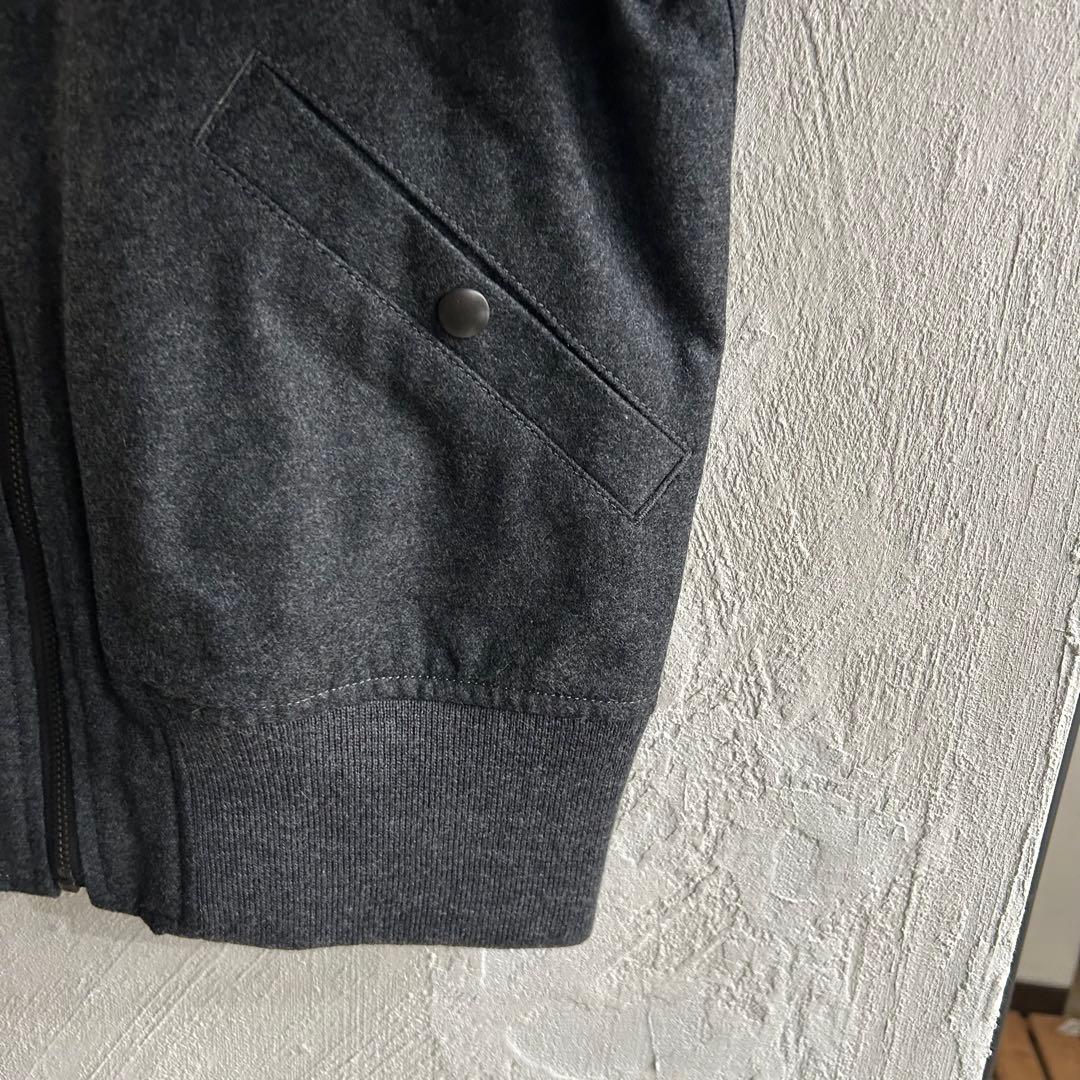 極美 SCYE BASICS カシミヤ混 ボンバージャケット MA-1