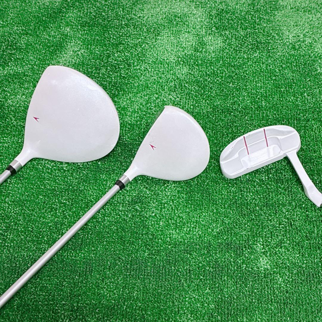 初心者向　Fitway レディースセット　7本 キャディバッグ付 すぐ始められる