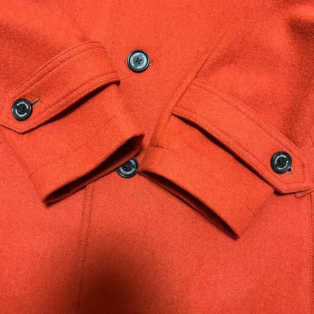 【極美品】ブラックレーベルクレストブリッジ　ステンカラーコート　ウール　L