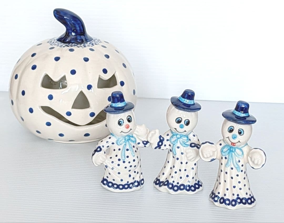 ポーリッシュポタリー 水玉ハロウィン セット✩˚。⋆