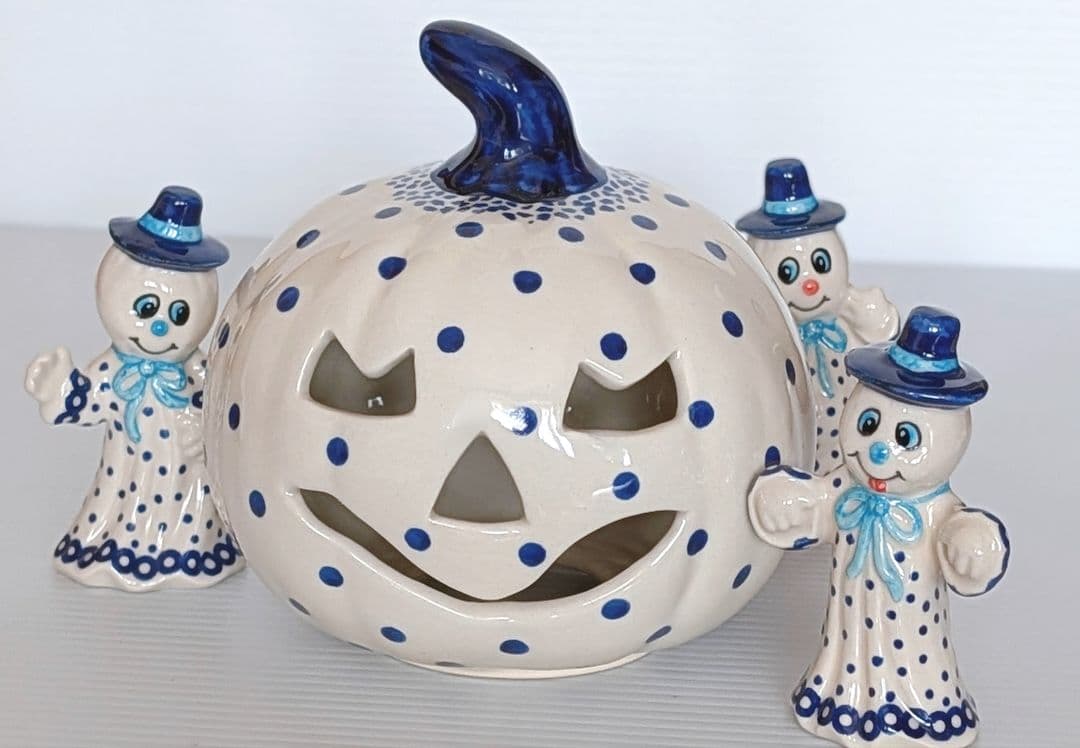 ポーリッシュポタリー 水玉ハロウィン セット✩˚。⋆