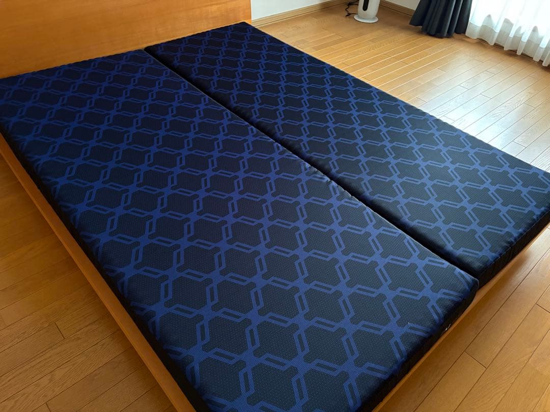 AiR エアーマットレス ワイドダブル　ネイビー