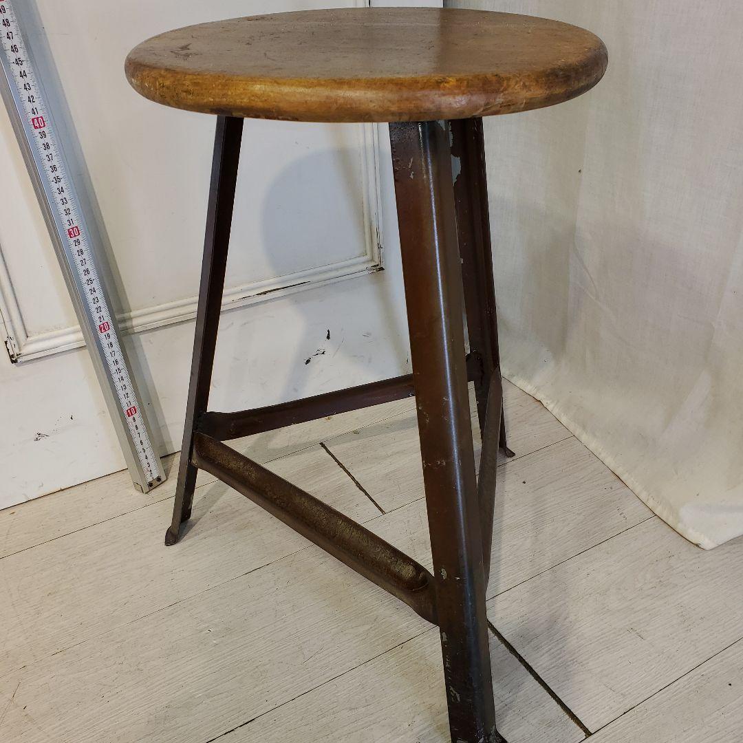 アンティーク　丸椅子　英国ヴィンテージ　スツール