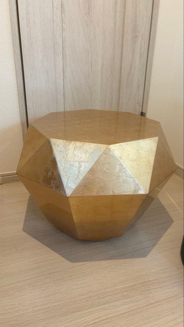 り*く様 Francfranc ダイヤモンド　テーブル ゴールド　 【出品10/