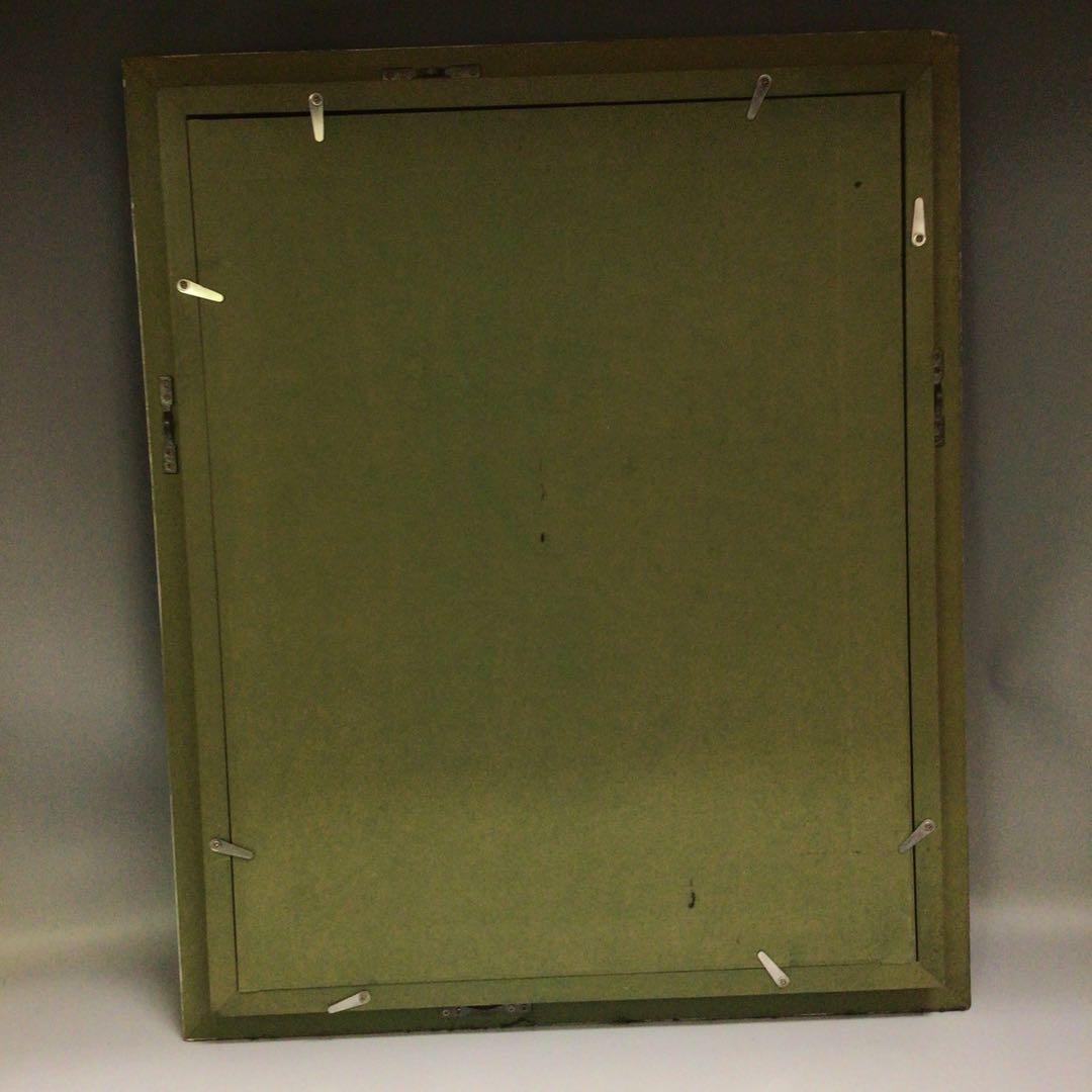 ラ*ン様 ★「モンマルトル ドゥ パリ 1970 」油彩画 シルバーフレーム