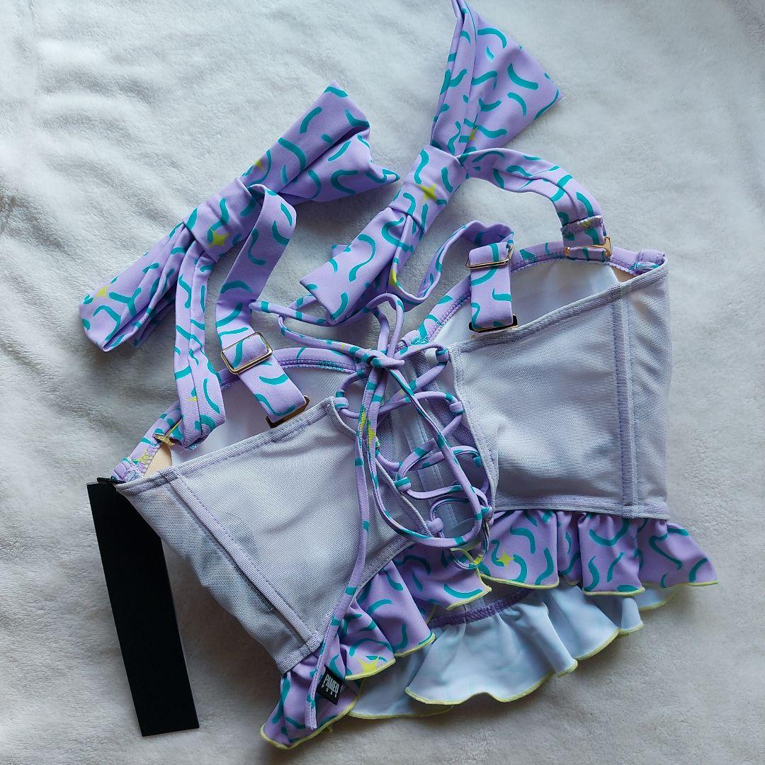 パメオポーズ JESS Bikini パープル リボン キャミ