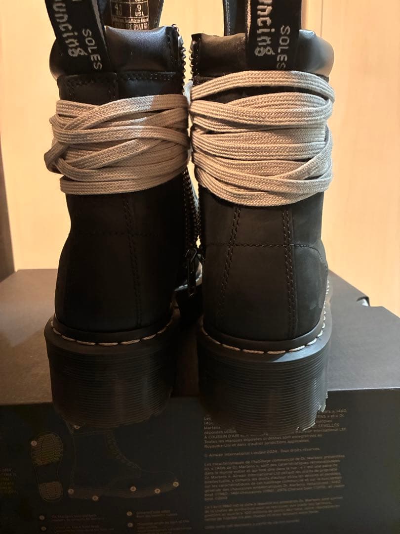 Rick Owens × Dr.Martens QUAD SOLE スチールトゥ