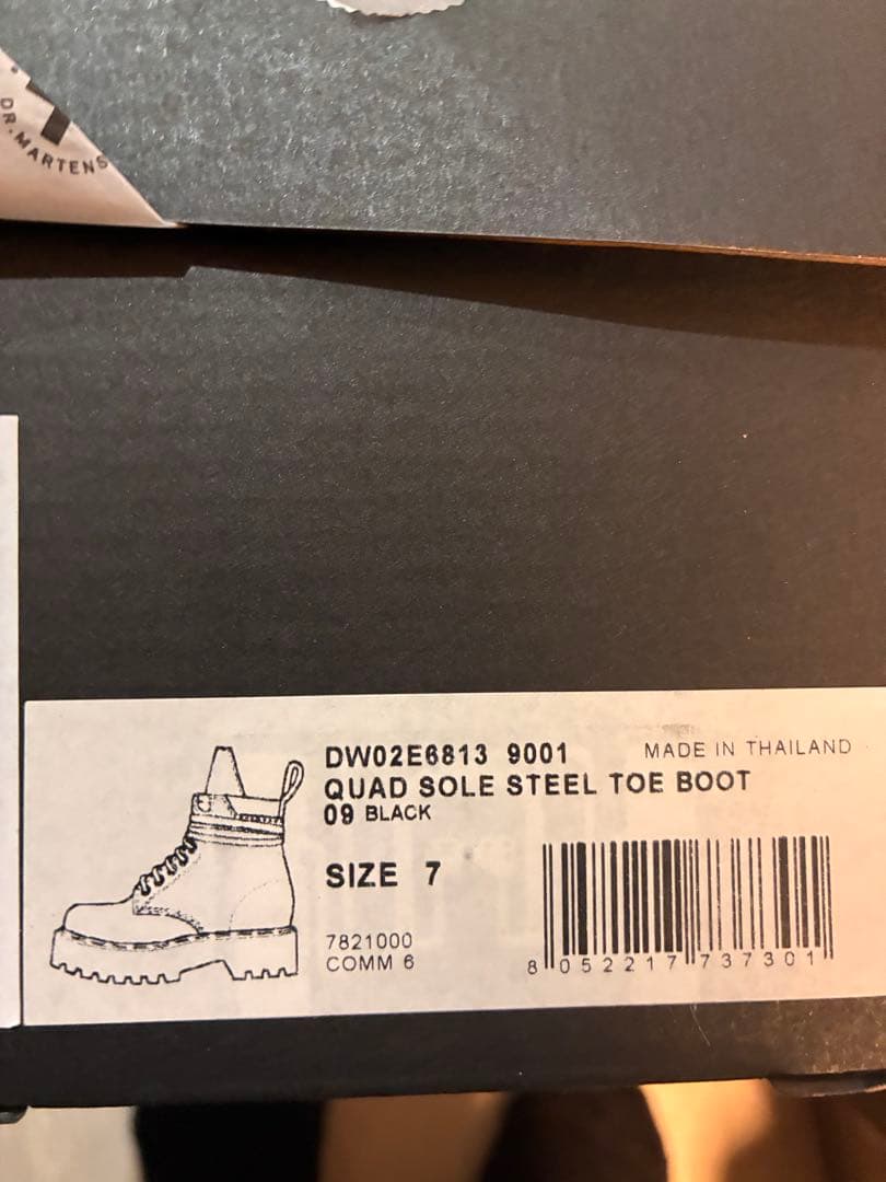 Rick Owens × Dr.Martens QUAD SOLE スチールトゥ