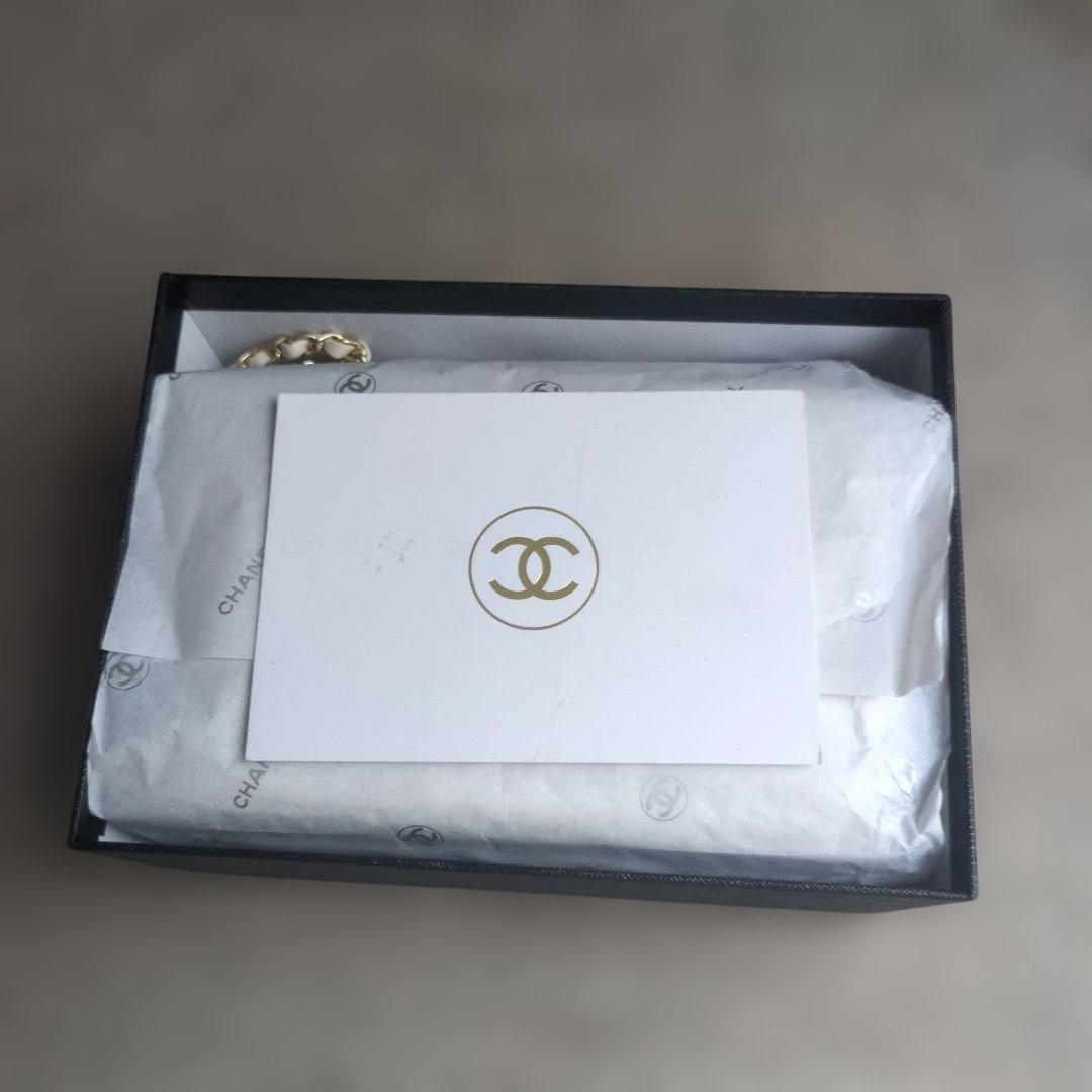 CHANEL　シャネル　ノベルティ　ツィードバック　ホワイト　白