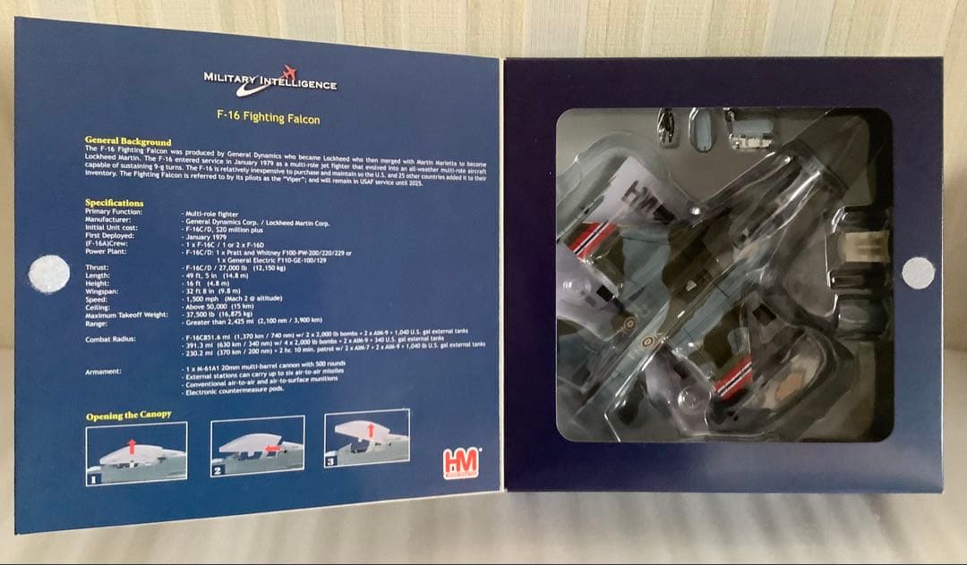 【本体未開封】HOBBY MASTER F-16 Fighting Falcon