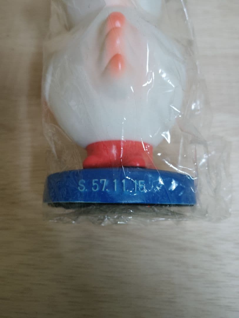 ■レア■昭和57年　上越新幹線開業記念　ソフビ　トキ　当時もの　非売品　企業物