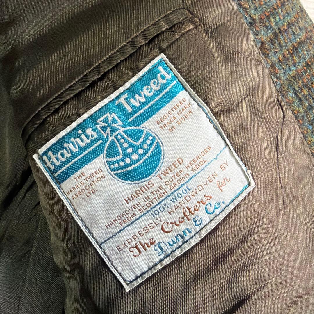 A*o様 極上　70s Dunn&co ハリスツイード　テーラードジャケット　ア