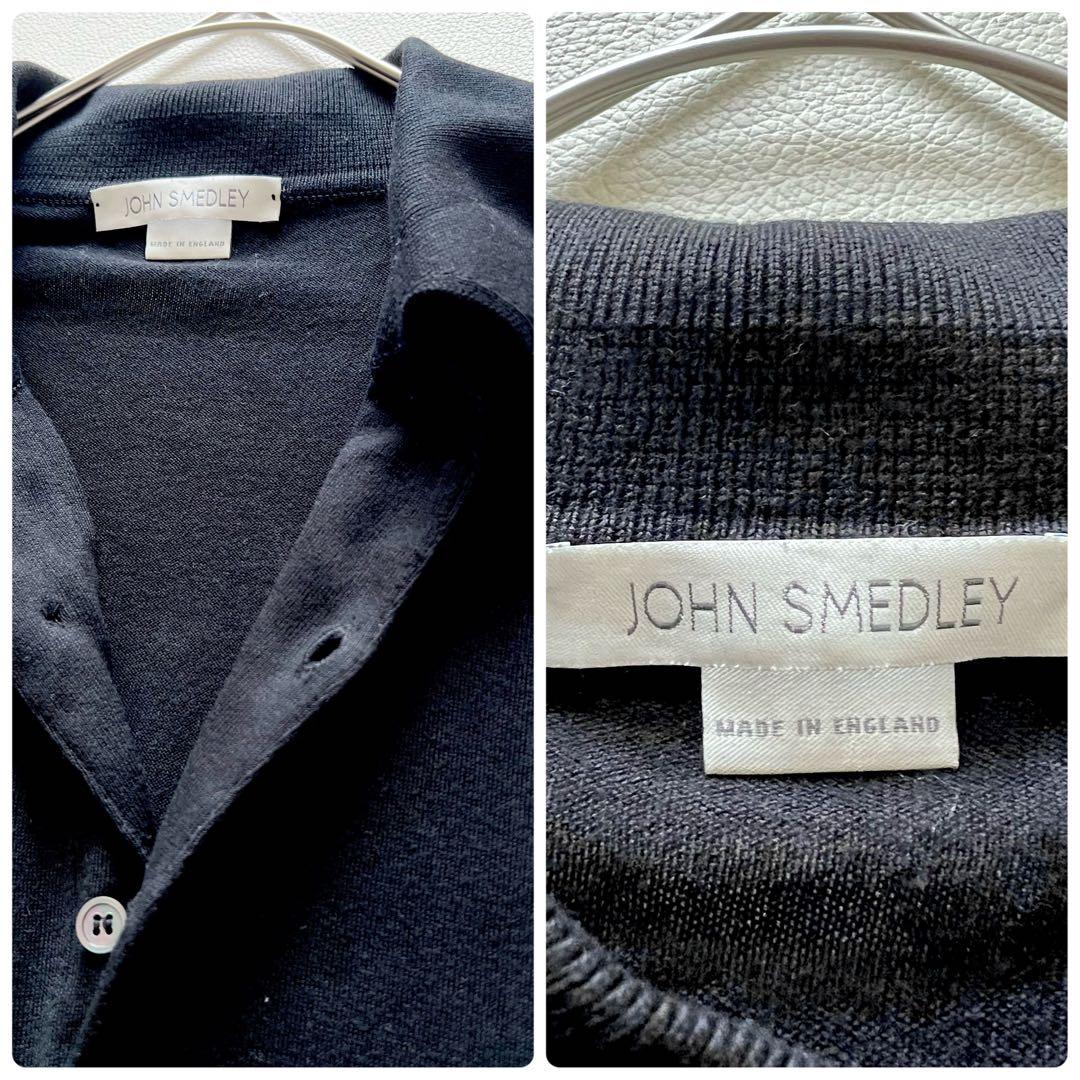 Lサイズ　JOHN SMEDLEY シーアイランドコットン ニットポロシャツ