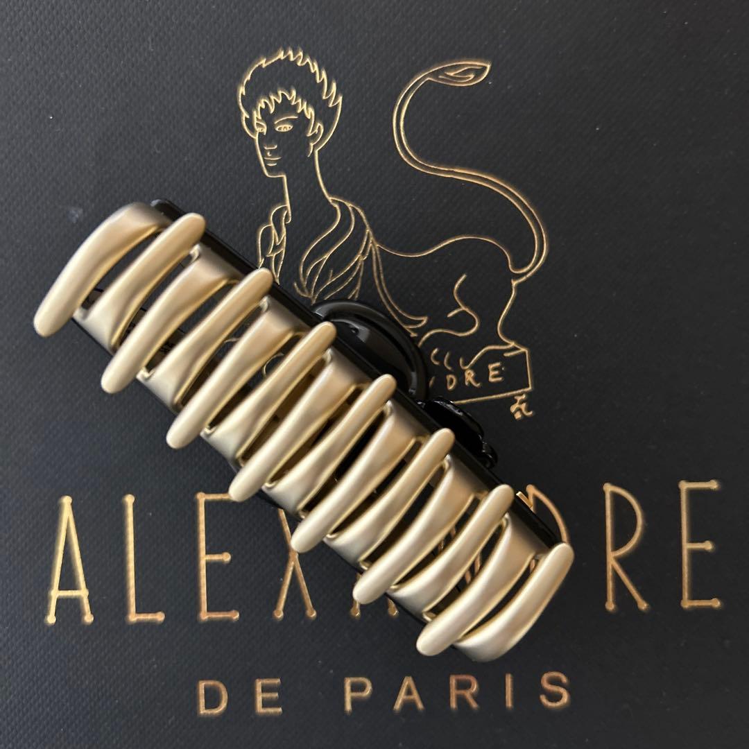 新品 アレクサンドルドゥパリ カメリア ヴァンドームクリップ 7.5㎝