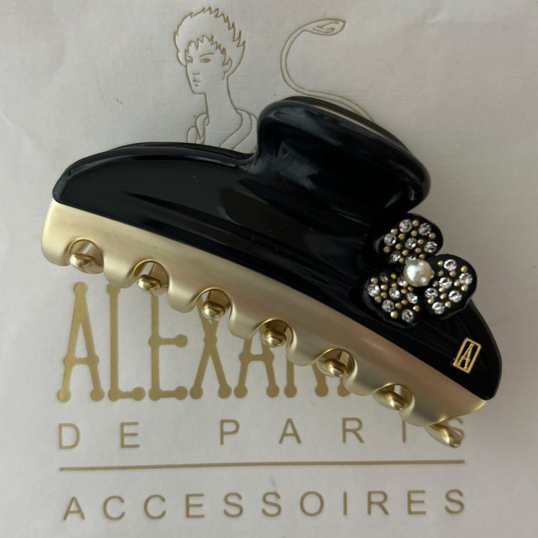 新品 アレクサンドルドゥパリ カメリア ヴァンドームクリップ 7.5㎝